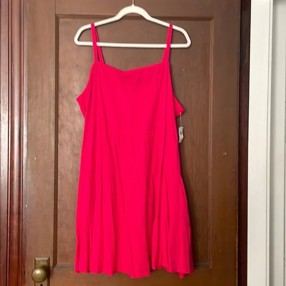 Old Navy | Dresses | Super Cute Hot Pink Dress With Pockets | Poshmark